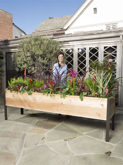 Planter Boxes Elevated Cedar Planter Box Orders 125 Ship Free