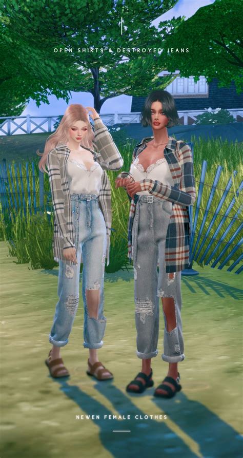 Newen092 Sims 4 Sims 4 Clothing Sims