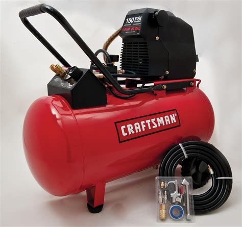 Craftsman 20 Gallon Portable Horizontal Air Compressors 916643 Free