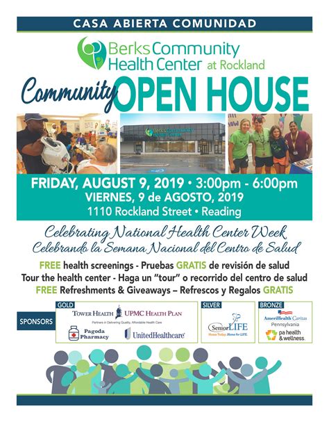 Community Open House At Rockland Berks Community Health Center