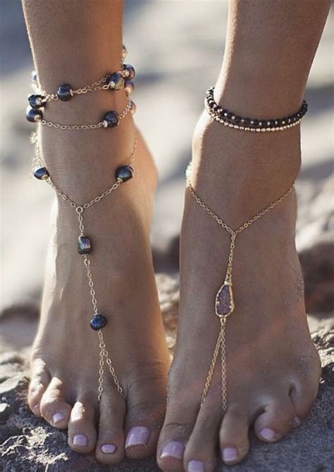 Foot Jewelry Anklet Jewelry Beach Jewelry Anklets Hippie Jewelry