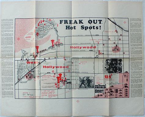 Frank Zappa And The Mothers Of Invention Freak Out Hot Spot Map