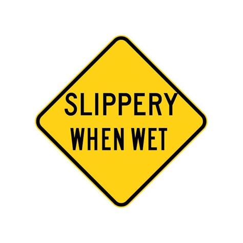 Slippery When Wet Sign Vector Eps Svg Dxf And 1 Png Vinyl Etsy Canada