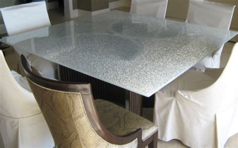 Cb2 offered up a gorgeous. Glass Table Tops by Paradise Glass and Mirror in Marco ...