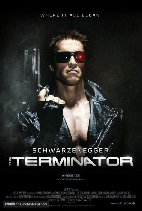 High Resolution British Movie Poster Image For The Terminator 1984