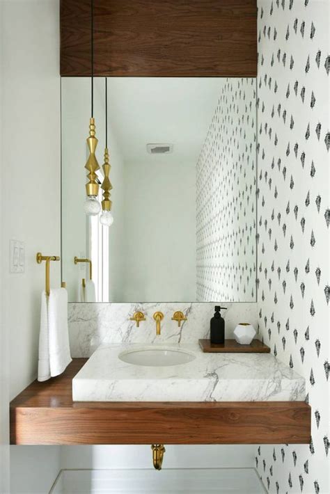 10 Pretty Powder Rooms We Love Bathroom Interior Bathroom Decor House