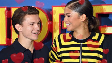 Being nervous around iron man and not being able to say when zendaya revealed she likes teaming slide on shoes with her comfy tracksuit at the airport, tom was incensed. Tom Holland And Zendaya: Are The Spider-Man: Far From Home ...