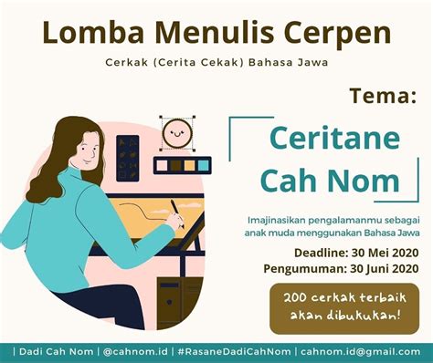 Salut dengan apa yang telah ada. Lomba Memulis Cerpen Cerkak Bahasa Jawa - PORTAL KOMPETISI DAN BEASISWA