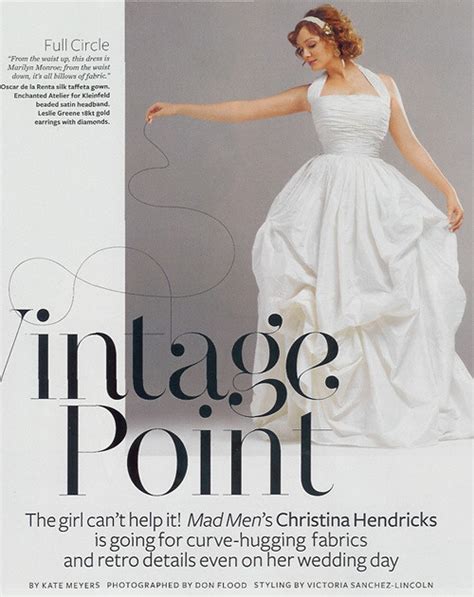 Christina Hendricks Models Wedding Dresses 3 Shaelynjoy Flickr