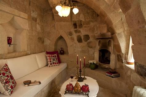 Cave Hotel In Cappadocia Turkey Cave Hotel Cottage Room Earth