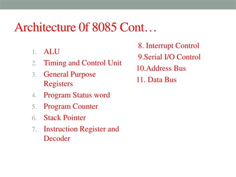 Ppt 8085 Microprocessor Powerpoint Presentation Free Download Id