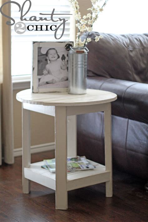 Dollar tree diy glam table i home decor. Ana White | Benchright Round End Tables - DIY Projects
