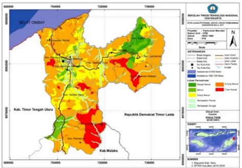 Analisis Kesesuaian Lahan Untuk Lokasi Permukiman Di Kabupaten Belu