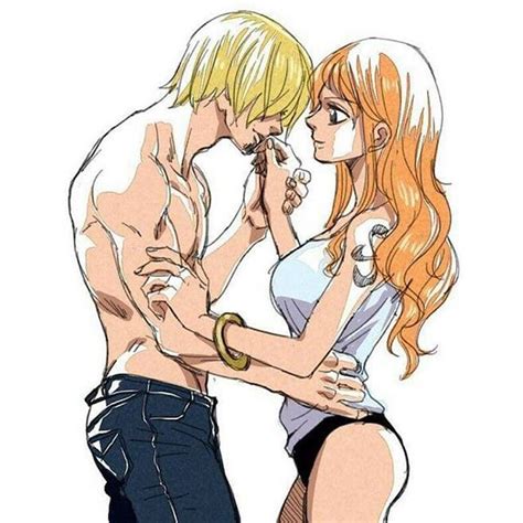 Sanji Kiss Hand Anime Couple Kiss One Piece Anime One Piece