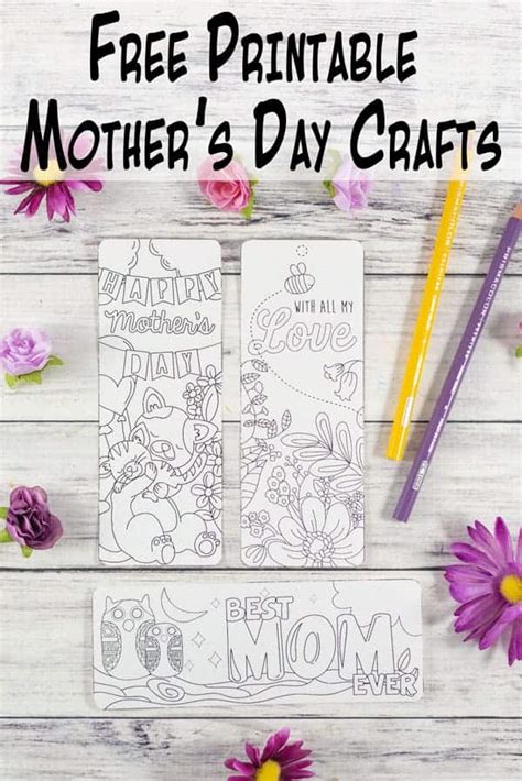 Free Printable Mothers Day Cards And Crafts The Artisan Life