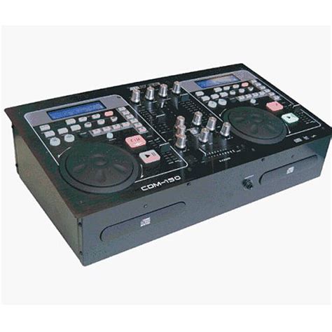 Gem Sound Cdm150 Dual Cd Player With Mixer 10485563