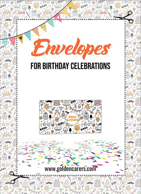 Birthday Card Envelope Template