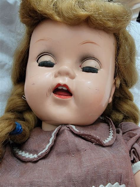 Vintage 1950s Ideal Saucy Walker Doll 22 Hard Plastic Original Dont