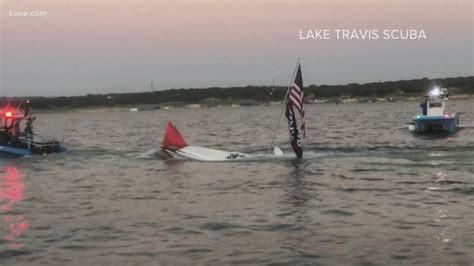 Video Shows Sunken Boat After Lake Travis Trump Parade