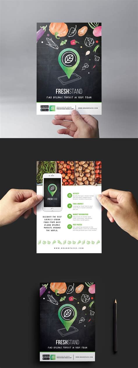 Free Organic Market Flyer Template Psd Ai And Vector Brandpacks