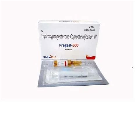 hydroxyprogesterone 500 mg injection at rs 182 piece panchkula id 25468159162