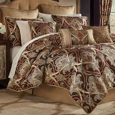 Bradney Damask Comforter Bedding By Croscill Luxury Bedding