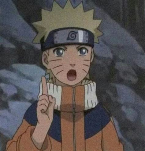 Naruto Pointing To The Right With His Finger Up In Front Of Him