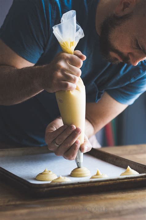 Add 1 egg at a time, beating well after each addition. Easy Cream Puff Recipe with Creamed Meyer Lemon Curd Recipe