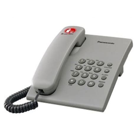 Jual Telepon Meja Kantor Telpon Kabel Rumah Panasonic Kx Ts505 Gray