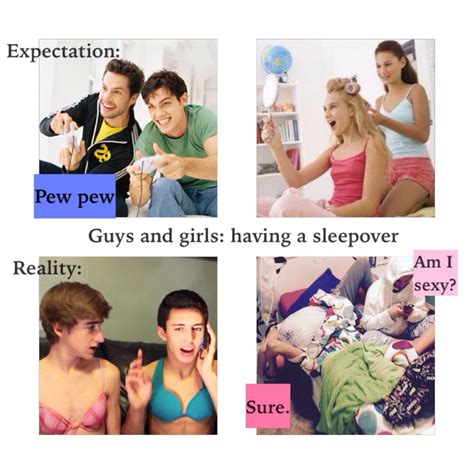 Pin By Em On L O L Guys And Girls Sleepover Hilarious