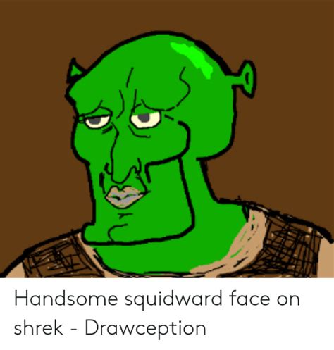 Shrek Meme Face Drawing