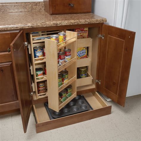 Cabinet toe kick kick plate Super Pantry and Toe Kick Drawer - Woodland Cabinetry