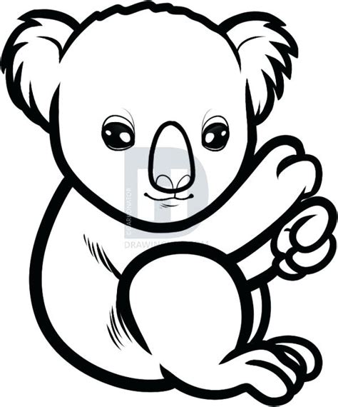 Koala Drawing Cute Free Download On Clipartmag