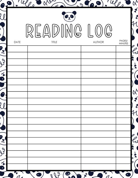 20 Free Printable Reading Logs For Kids Simply Love Printables