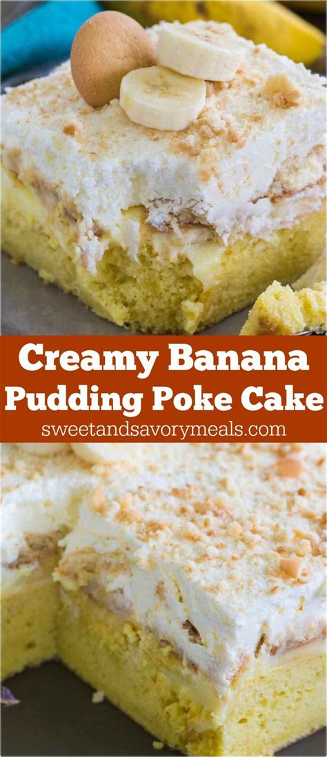 Banana Pudding Poke Cake Recipe Banana Pudding Banana Recipes