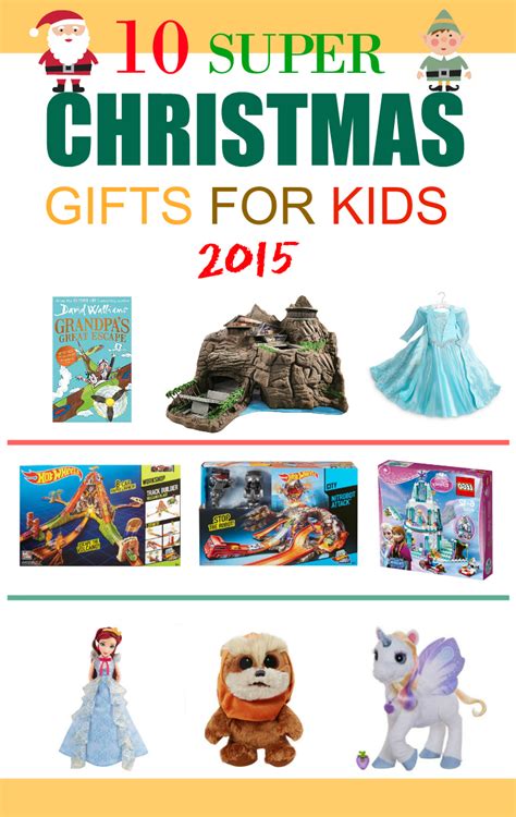 While it's too late to order anything for arrival by christmas at this point, it's never too late to find the perfect gift — even if that means it's a little belated. 10 Super Christmas Gifts for Kids 2015 - U me and the kids