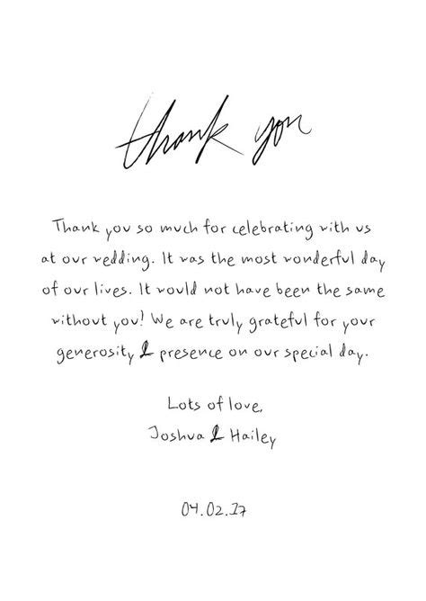 9 Best Wedding Thank You Cards Wording Images Wedding Thank You Cards