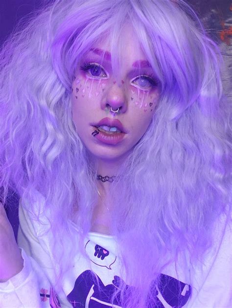 Pink Pastel Goth Aesthetic Creepy Cute Menhera Inspired Makeup Pastel Goth Makeup Pastel Goth