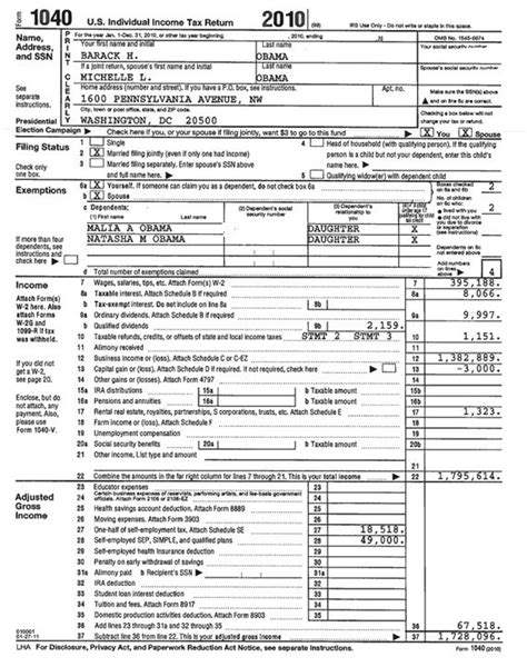 To find the best online tax software for small business. Obama Tax Returns: President And First Lady Pulled in $1,728,096 In 2010 | HuffPost