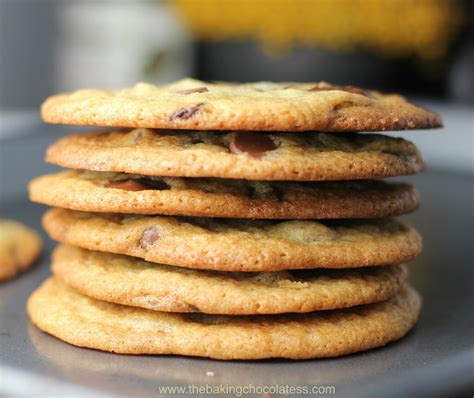 Perfect Thin Chewy And Crispy Chocolate Chip Cookies