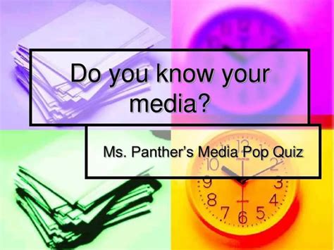 Ppt Do You Know Your Media Powerpoint Presentation Free Download