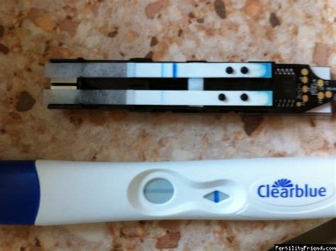 The Inside Of A Negative Clearblue Digital Pregnancy Test