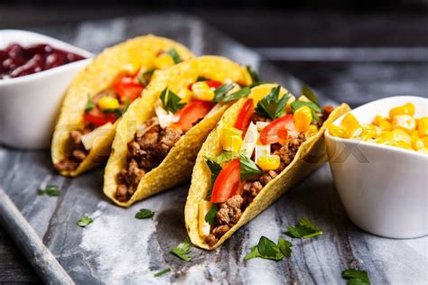 Delicious Tacos Stock Image Colourbox