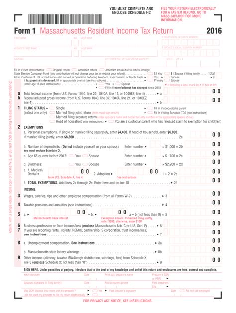 Ma State Tax Forms Printable Fill Out And Sign Printable Pdf Template