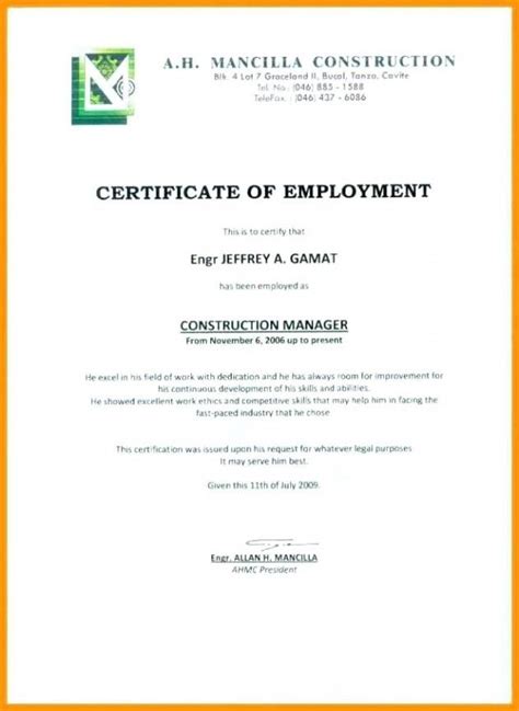 Maybe you would like to learn more about one of these? sample certificate of employment Sample Certificate ...
