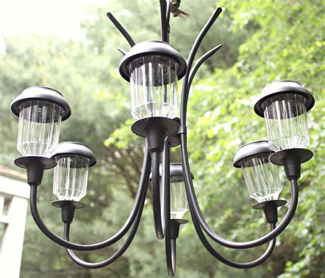 Many homeowners keep their outdoor lights switched off because they do not want additional charges appearing on their electricity bill. How to Turn a Chandelier into a Garden Light - Crafts a la ...