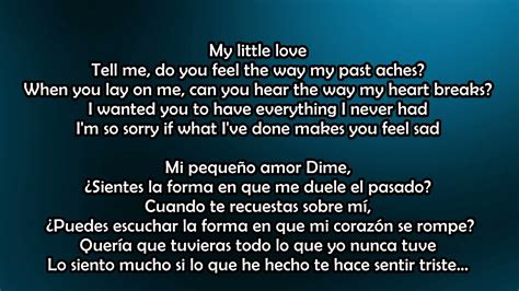 My Little Love Adele Lyrics Ingles Español Youtube