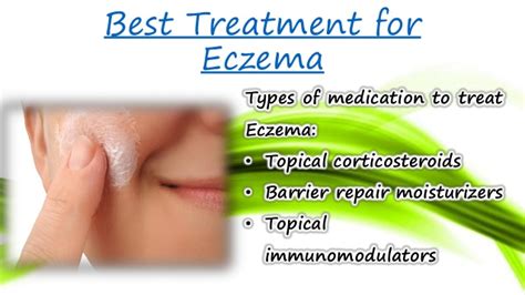 The exact cause of eczema is unknown, but it's thought to be linked to an overactive response by the body's immune system to an irritant. Best treatment for eczema