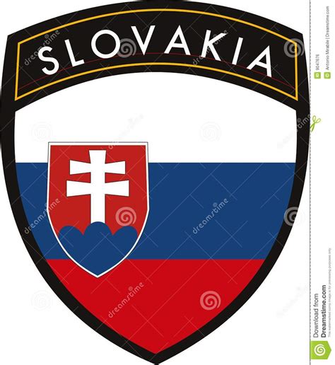 The slovakia flag was officially acquired on 1st january of 1992. Slovakia flag stock vector. Illustration of sign, military ...