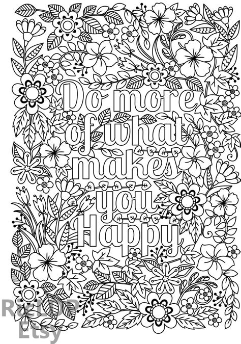 Free Printable Coloring Pages For Adults With Quotes Coloring Pages